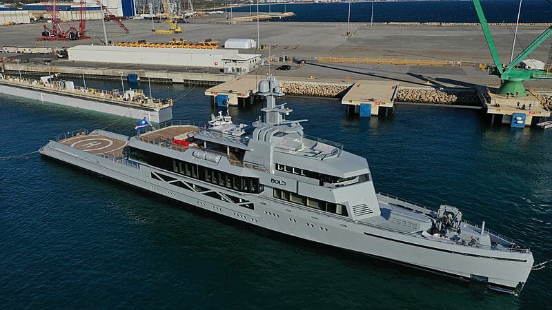 85m explorer Bold: Silver Yachts launches the largest yacht built in Australia