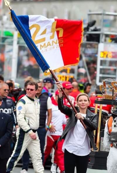 Princess Charlene signals start of 24 Hours of Le Mans