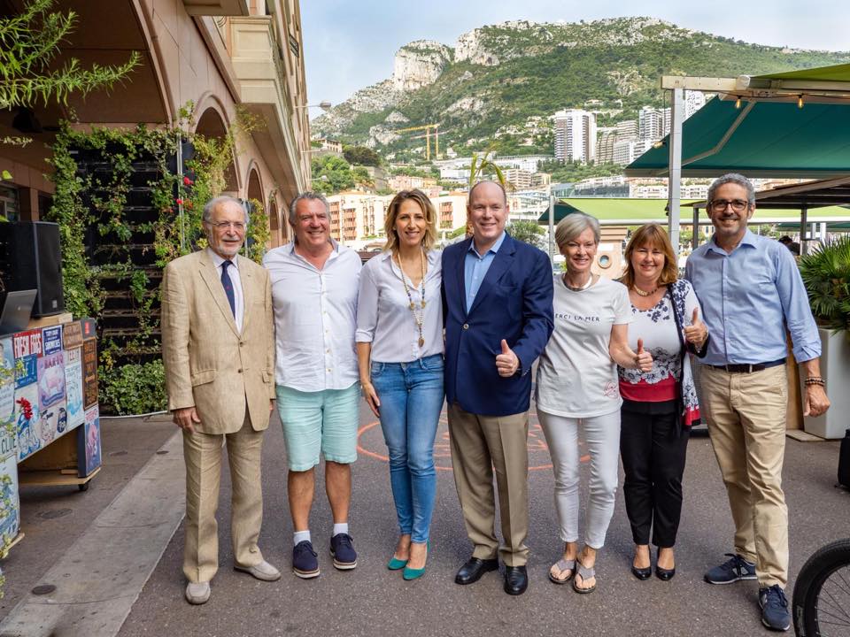 Prince Albert visits Monacology Eco-village