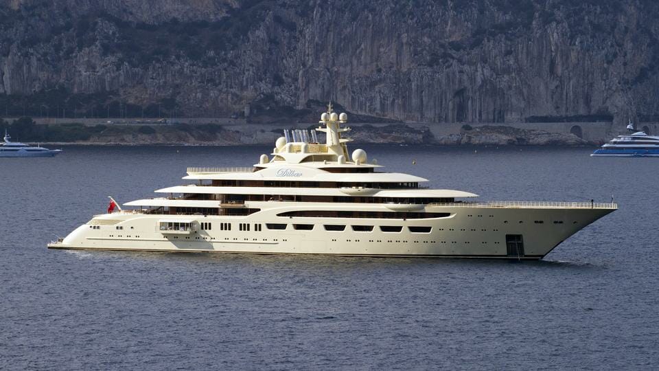 Russian billionaire’s 156m superyacht Dilbar spotted in Sochi