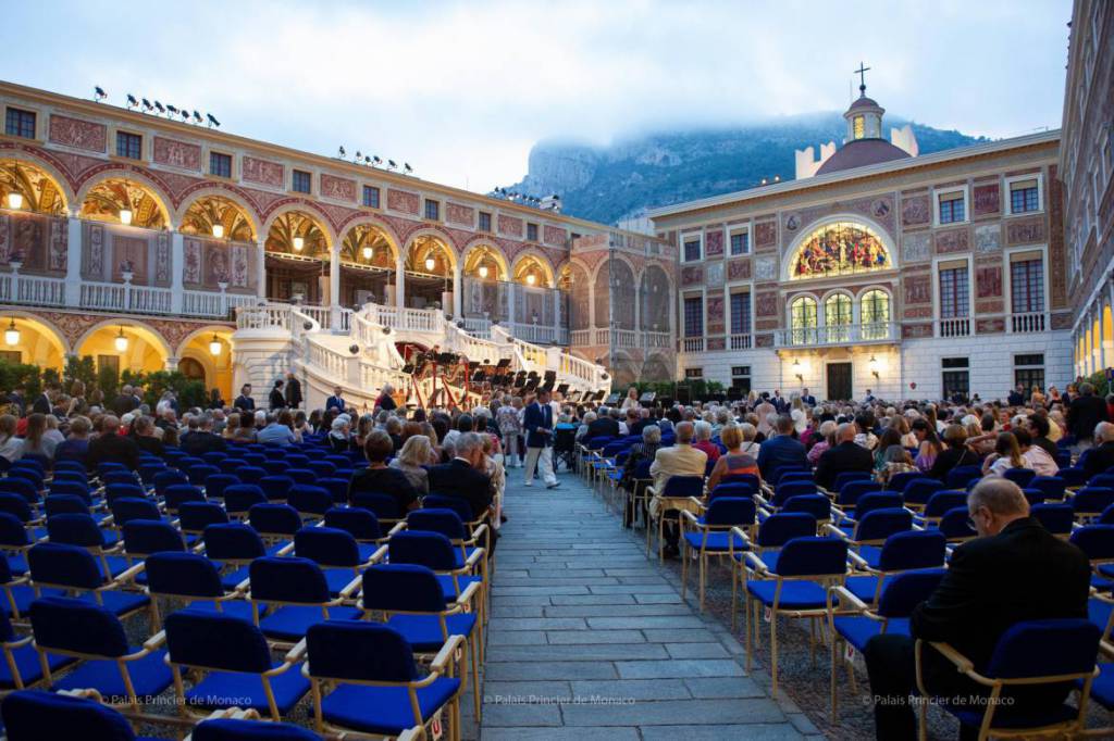 Prince Albert Attends the First Summer Concert at the Princely Palace
