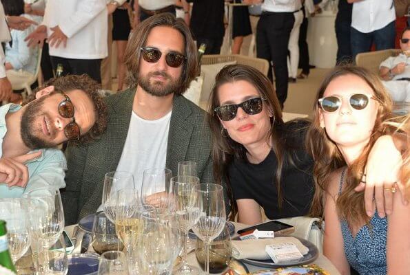 Charlotte Casiraghi and Dimitri attend the Longines Paris Eiffel Jumping Show in Paris