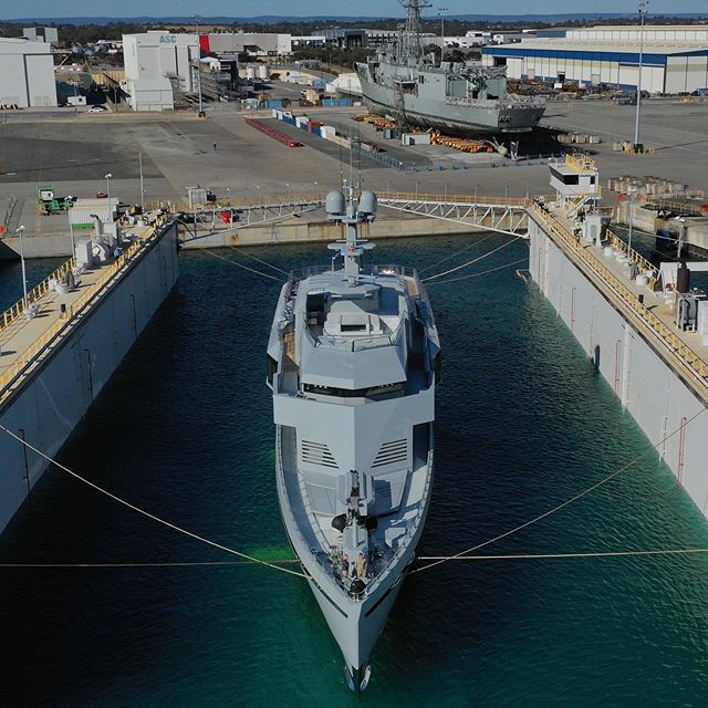 The largest Australian superyacht- 85m explorer Bold delivered