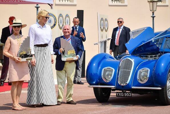 Princess Charlene presented Elegance and Automobile Monte-Carlo 2019 awards