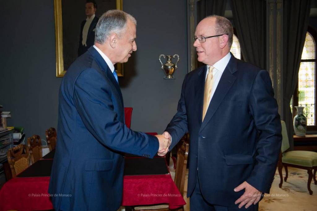 Prince Albert meets NATO’s Newly Appointed Secretary General