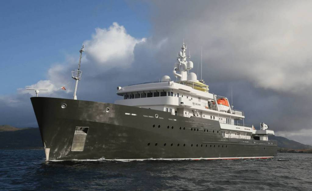 77m explorer superyacht Yersin joins charter fleet from EUR 600,000 per week