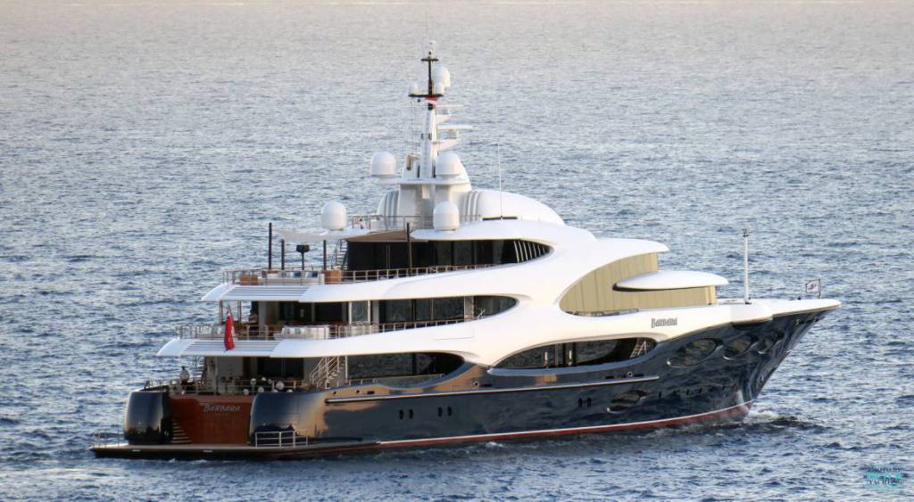 Billionaire’s EUR 165 million superyacht Barbara spotted in Monaco
