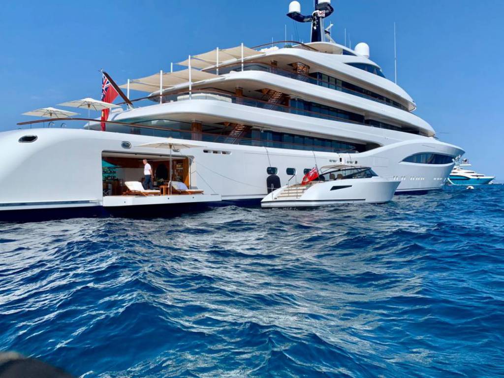 Canadian billionaire’s 96m superyacht Faith spotted in Sardinia