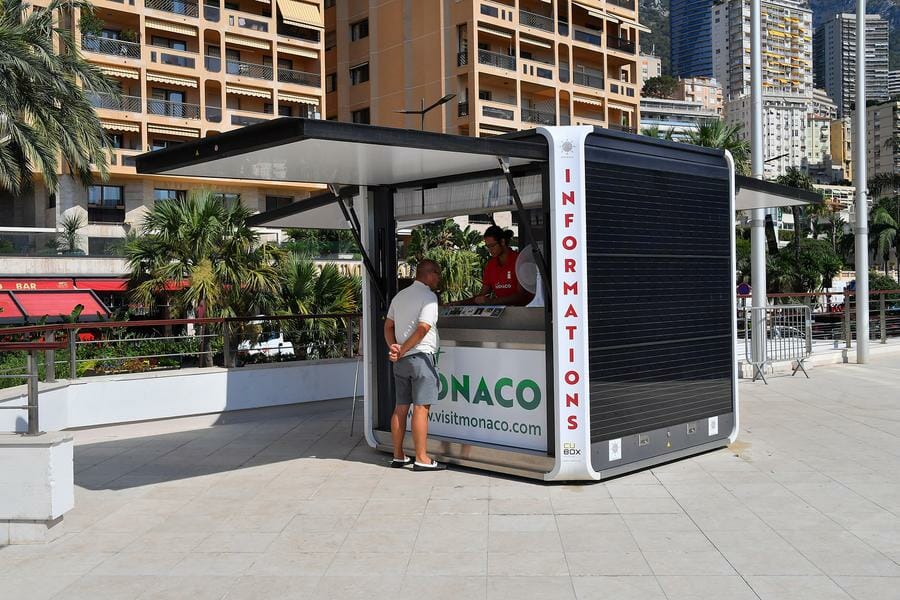 Monaco Tourist and Convention Authority is Trialling a Solar-Powered Information Kiosk