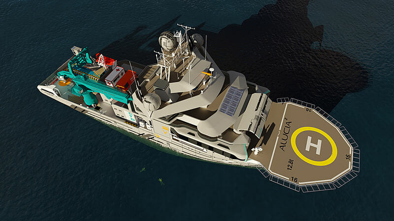 Name of the 85m OceanX explorer superyacht Alucia 2 brought to a vote