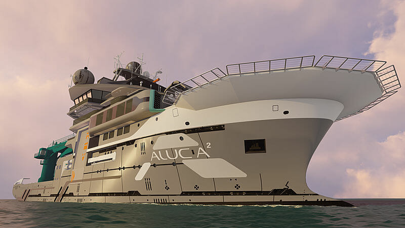 Name of the 85m OceanX explorer superyacht Alucia 2 brought to a vote