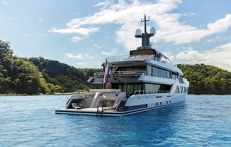 New 60m Espen Oeino superyacht revealed at Amels