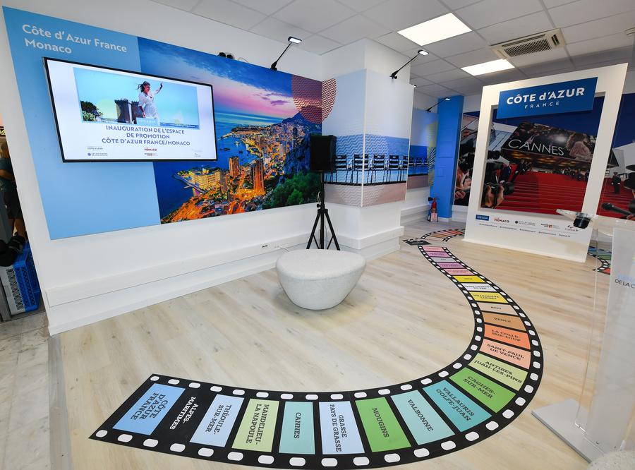 New CÔTE d’AZUR FRANCE and VISIT MONACO welcome space opened at Nice Airport