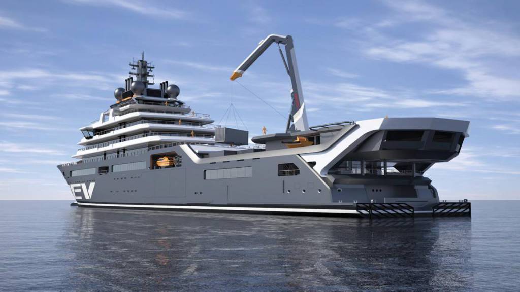 REV the largest superyacht in the world ready for technical launch