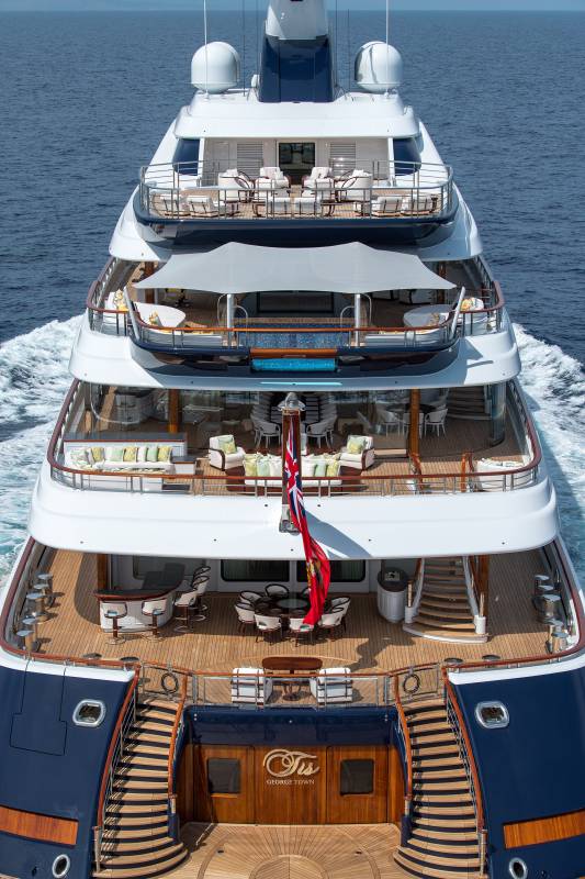 111-meter TIS will be the largest yacht in the history of the Monaco Yacht Show