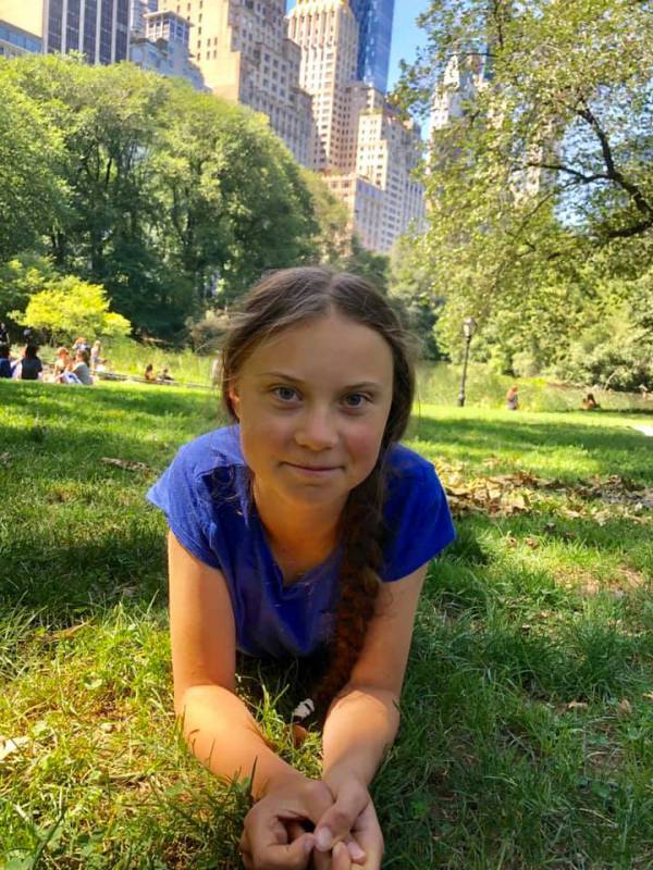 The Statue of Liberty Greets Greta Thunberg as she Braves the Waves In Malizia II with Pierre Casiraghi to Save the Planet