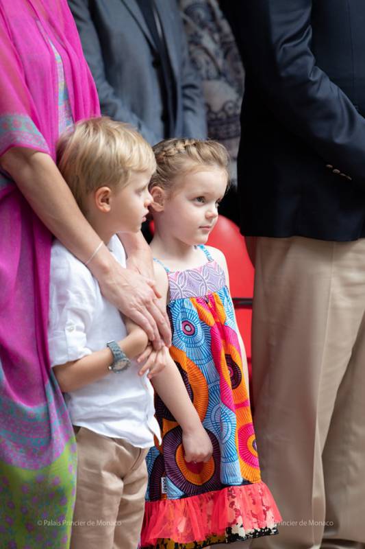 Princely Family attend Monegasque Picnic in the Rain