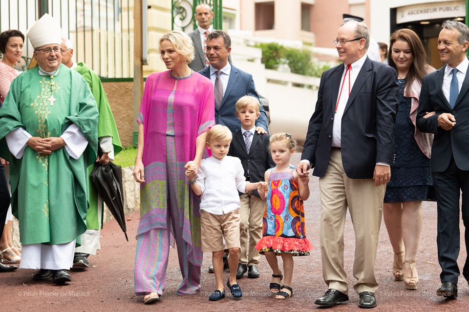 Princely Family attend Monegasque Picnic in the Rain