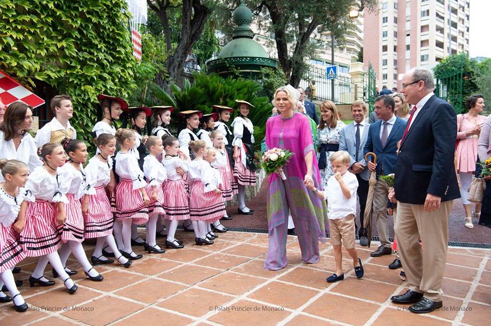 Princely Family attend Monegasque Picnic in the Rain