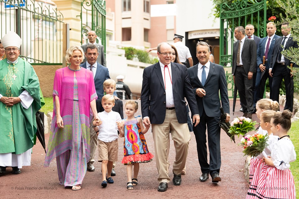 Princely Family attend Monegasque Picnic in the Rain