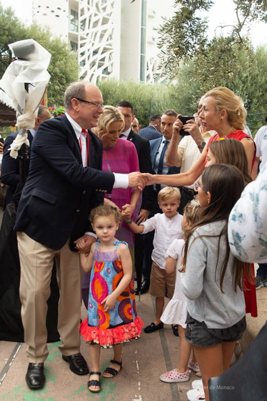 Princely Family attend Monegasque Picnic in the Rain