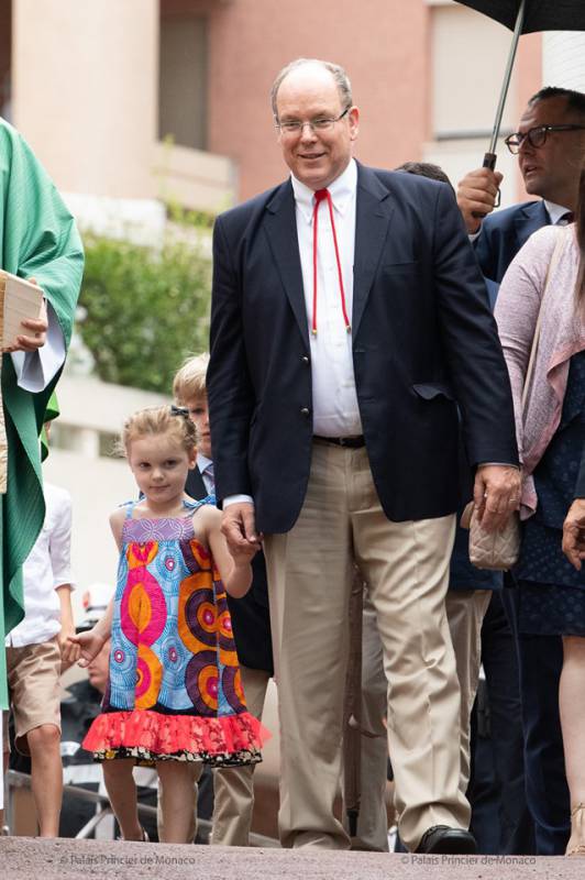 Princely Family attend Monegasque Picnic in the Rain