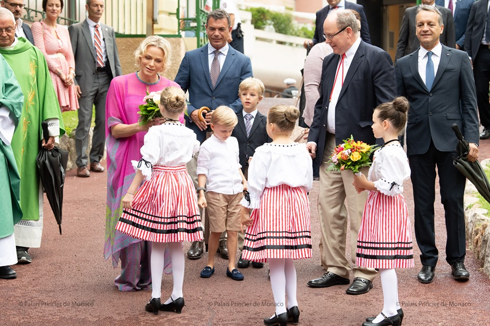 Princely Family attend Monegasque Picnic in the Rain