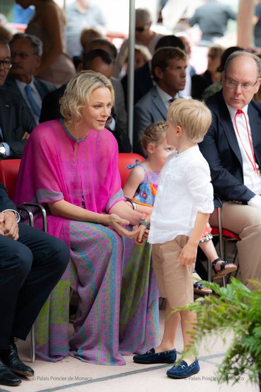 Princely Family attend Monegasque Picnic in the Rain