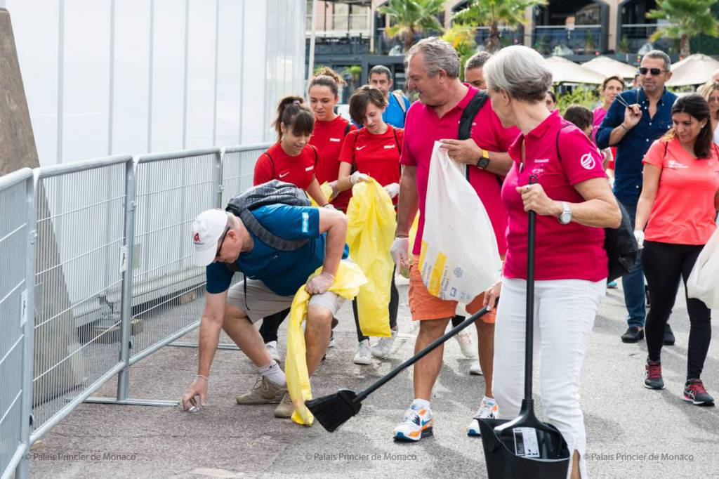 Prince Albert participates in World Cleanup Day