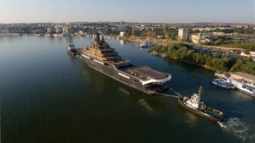 The world’s largest expedition superyacht REV heading to Norway