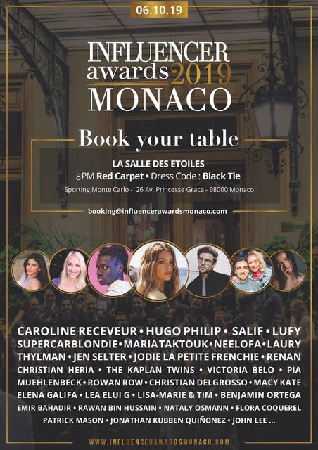 Influencer Awards Monaco