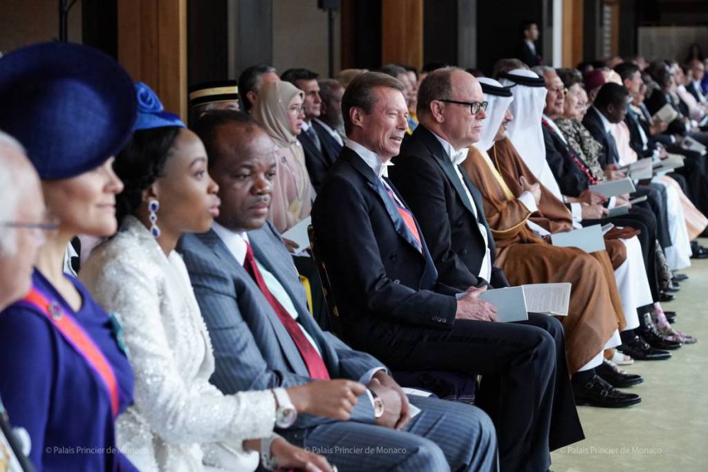Prince Albert attends Enthronement of the Japanese Emperor
