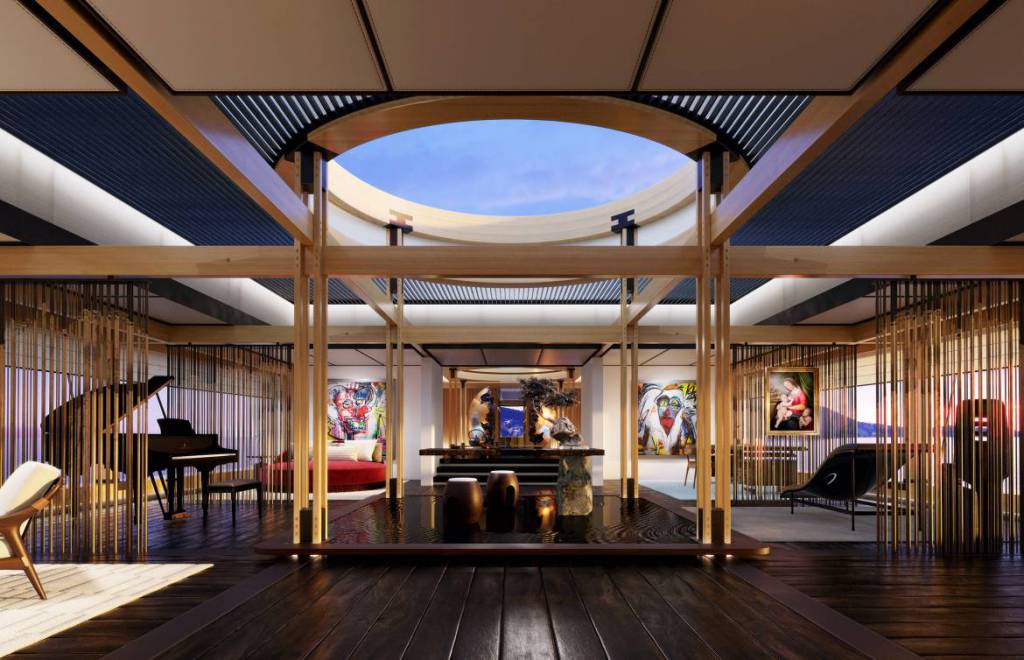 Sinot presents a radical 112m hydrogen-powered superyacht concept at the MYS 2019
