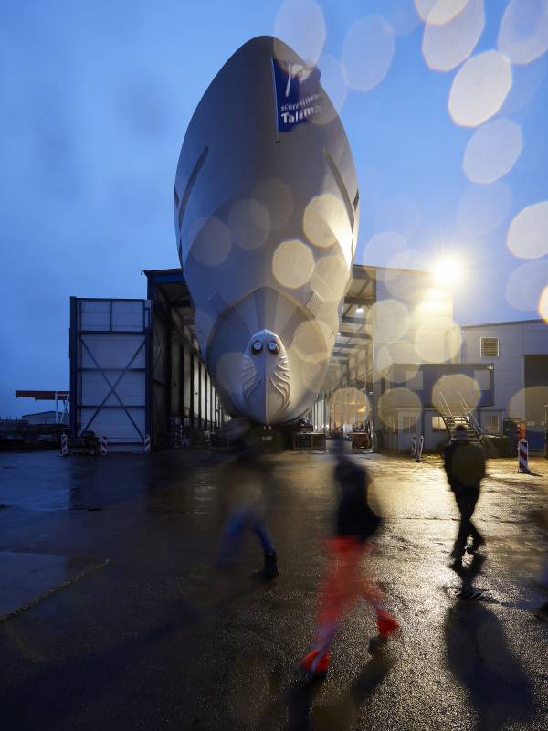 Construction progress on 60m Heesen steel Project Falcon