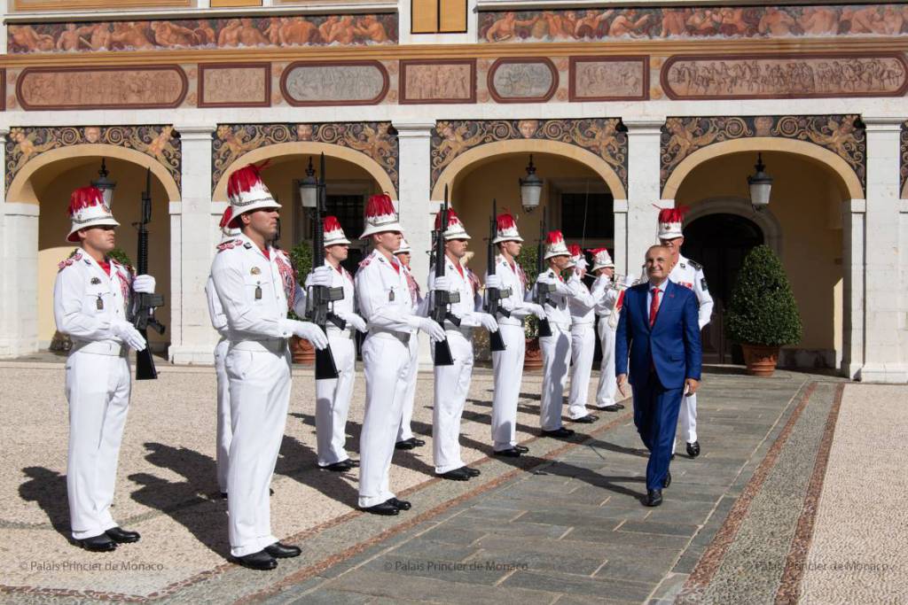 President of Albania visits Monaco