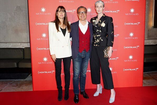 Charlotte Casiraghi attended the Montblanc (RED) event