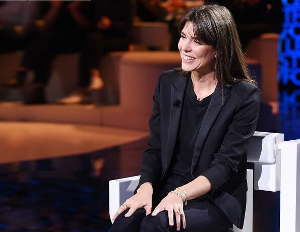 Charlotte Casiraghi attended the tv show 'Le Parole della Settimana'