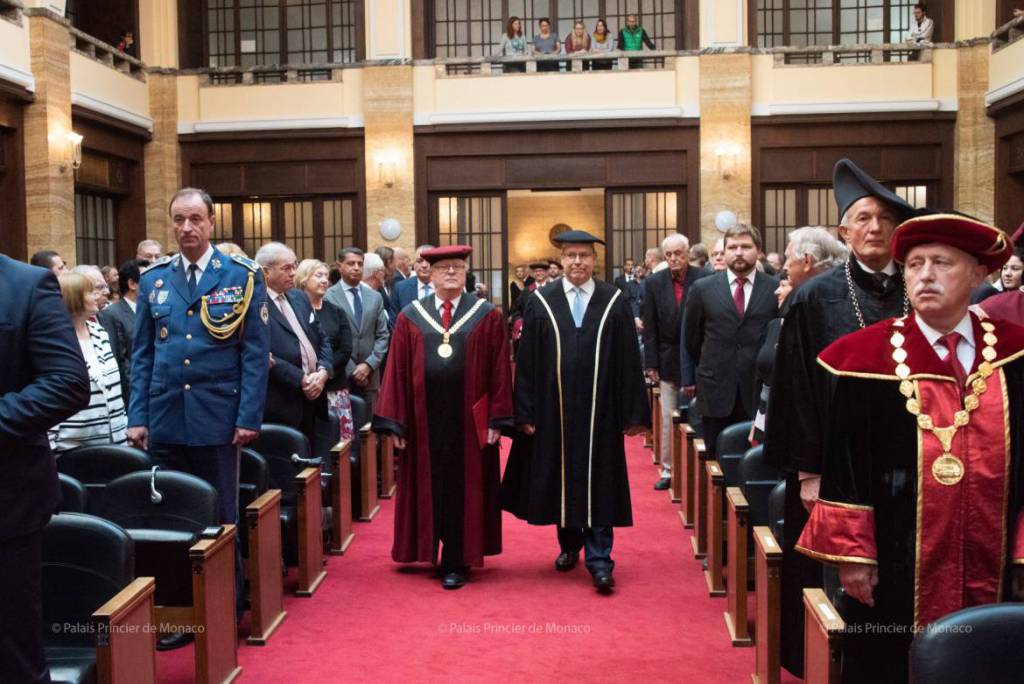 Prince Albert receives Honorary Doctorate in Bratislava