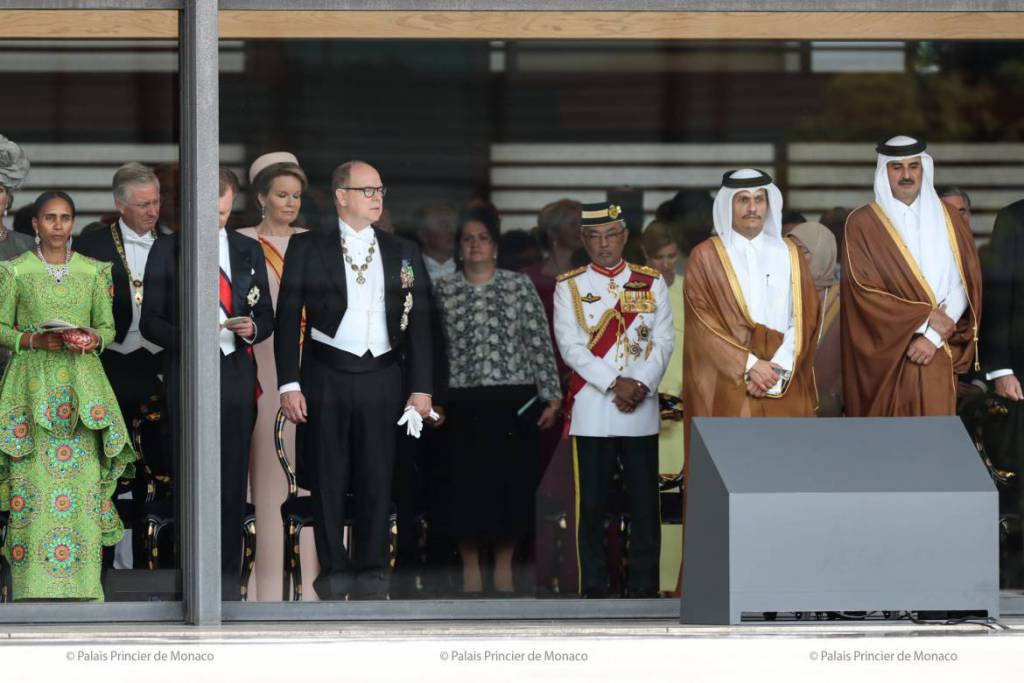 Prince Albert attends Enthronement of the Japanese Emperor