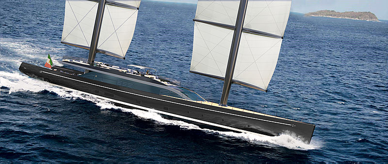 Perini Navi presents new Falcon Rig Gallery at the Monaco Yacht Show