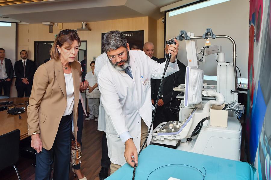 Princess Caroline inaugurates Cancer Equipment at CHPG