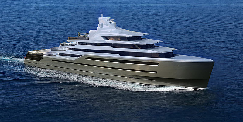 105m superyacht concept Equilibrium presented by Alejandro Crespo