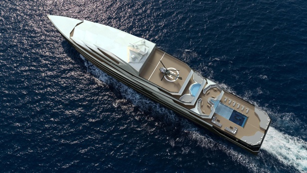 105m superyacht concept Equilibrium presented by Alejandro Crespo