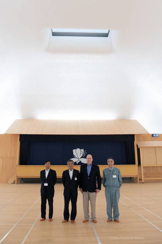 Prince Albert visits Setouchi Islands Japan