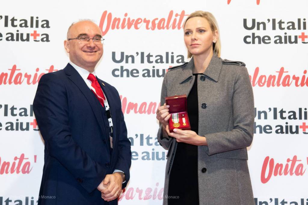 Princess Charlene inaugurates Italian School