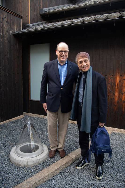 Prince Albert visits Setouchi Islands Japan