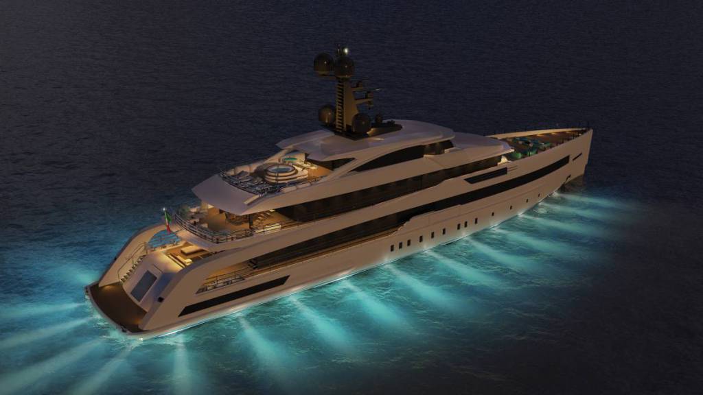 Interiors of in-build CRN 138 superyacht revealed