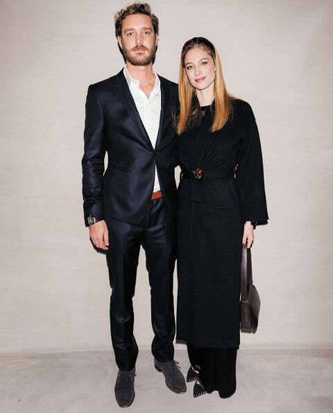 Pierre Casiraghi and Beatrice attend Armani fashion Show
