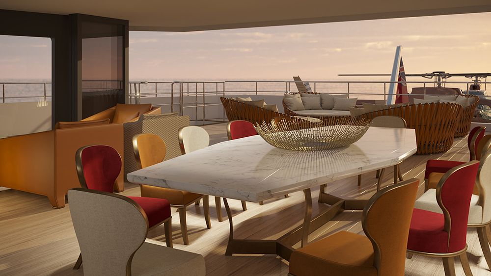 Interiors revealed on Russian billionaire’s 77m explorer superyacht La Datcha