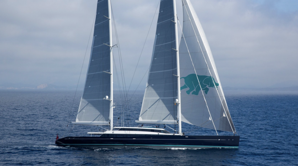 The world’s largest ketch Aquijo arrives in Antigua